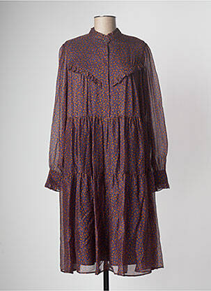 Robe mi-longue bleu PAUL & JOE femme