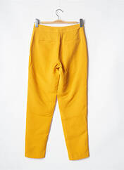Pantalon droit jaune VILA pour femme seconde vue