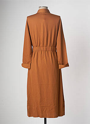 Robe mi-longue orange Y.A.S femme