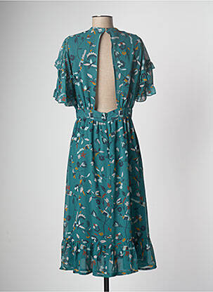 Robe mi-longue vert SESSUN femme