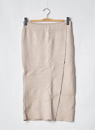 Jupe mi-longue beige VILA femme
