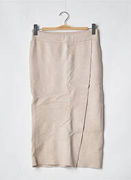 Jupe mi-longue beige VILA femme