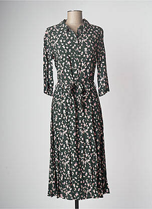 Robe mi-longue gris OBJECT femme