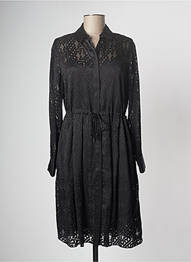 Robe mi-longue noir KARL LAGERFELD femme