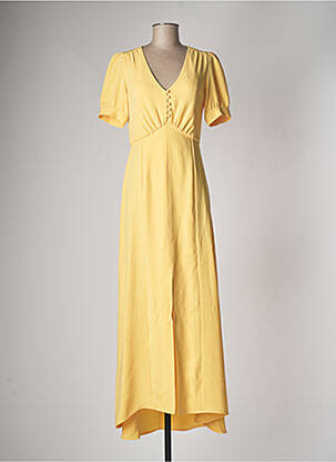 Robe longue jaune PAUL & JOE femme
