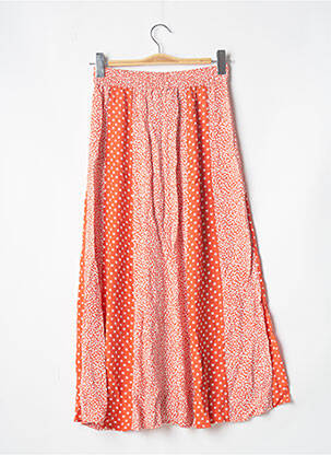 Jupe mi-longue orange Y.A.S femme