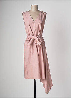 Robe mi-longue rose MAX & CO femme