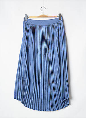 Jupe mi-longue bleu MSCH COPENHAGEN femme