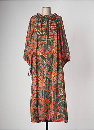Robe mi-longue vert L'AUTRE CHOSE femme