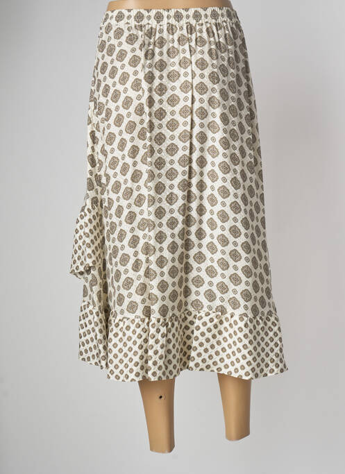 Jupe mi-longue blanc MICHAEL KORS pour femme