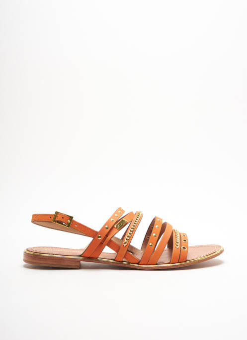 Sandales/Nu pieds orange LES TROPEZIENNES PAR M.BELARBI pour femme