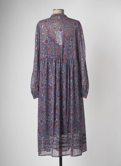 Robe mi-longue bleu IMPERIAL pour femme