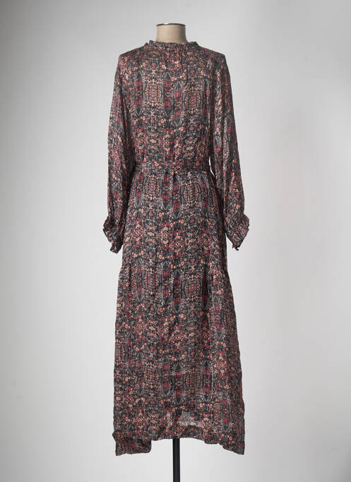 Robe mi-longue noir SECOND FEMALE pour femme