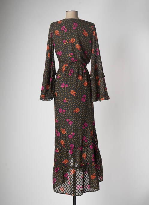 Robe longue noir WILD pour femme