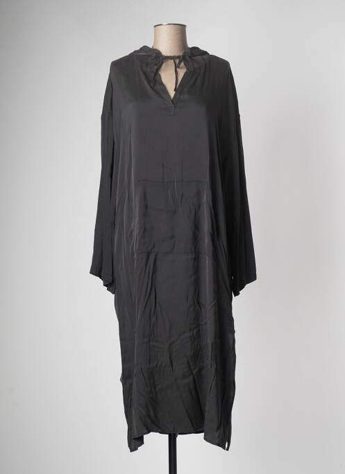 Robe mi-longue noir SACK'S pour femme