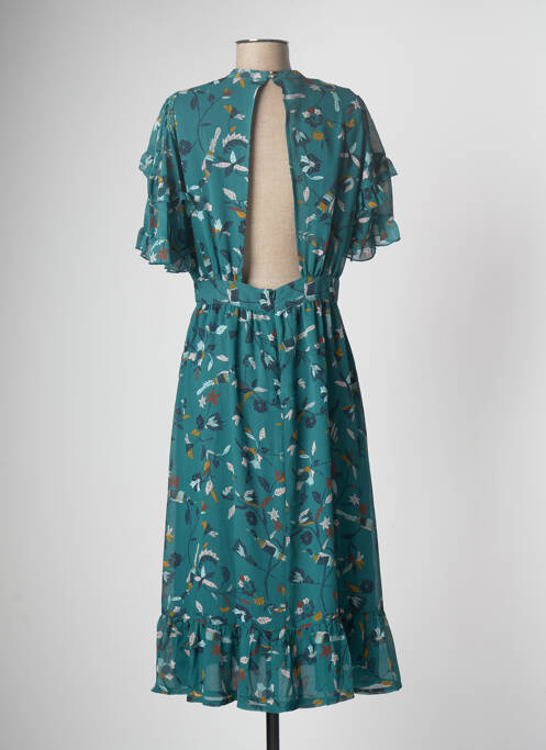 Robe mi-longue vert SESSUN pour femme