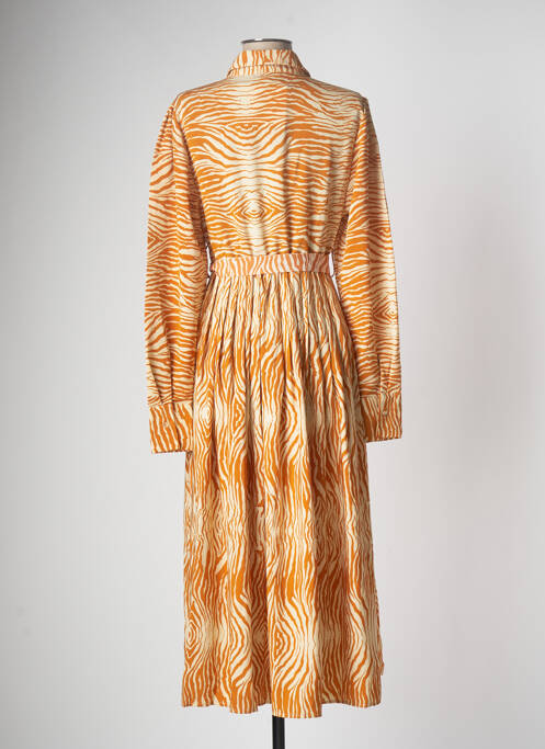 Robe mi-longue beige OBJECT pour femme