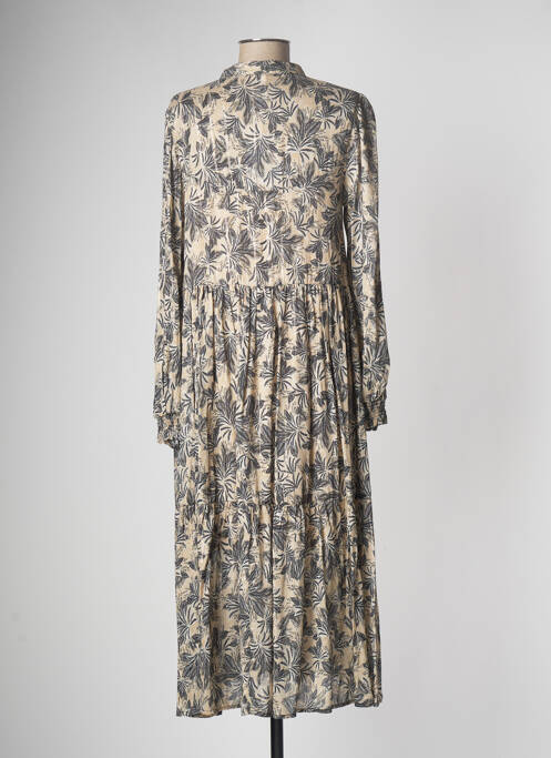 Robe longue beige IMPERIAL pour femme