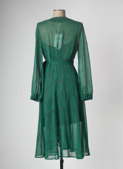 Robe mi-longue vert IMPERIAL pour femme