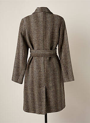 Manteau long gris SESSUN femme