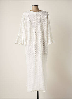 Robe mi-longue blanc DAY OFF femme