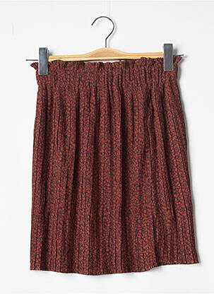 Jupe courte orange SELECTED femme