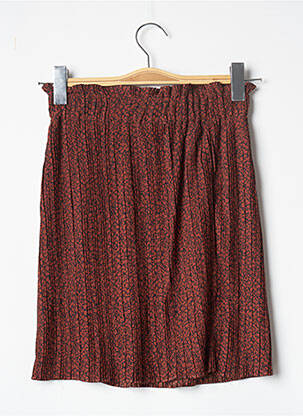 Jupe courte orange SELECTED femme