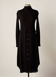 Robe mi-longue noir THEORY femme