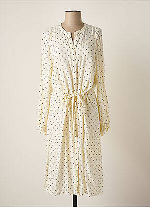 Robe mi-longue beige SECOND FEMALE femme