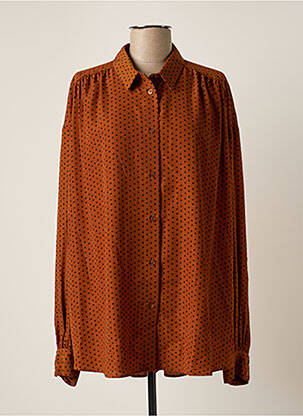 Tunique manches longues marron IMPERIAL femme
