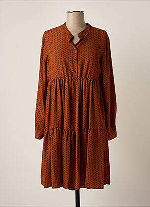 Robe courte marron IMPERIAL femme
