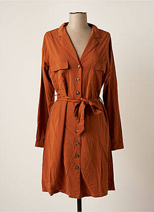 Robe courte orange GRACE & MILA pour femme