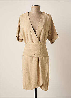 Robe courte beige TWINSET femme