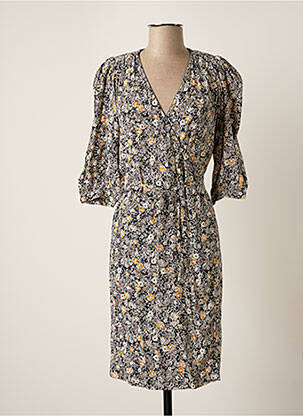 Robe mi-longue noir SESSUN femme