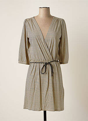 Robe courte beige SESSUN femme