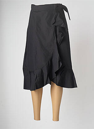 Jupe mi-longue noir SAMSOE & SAMSOE femme