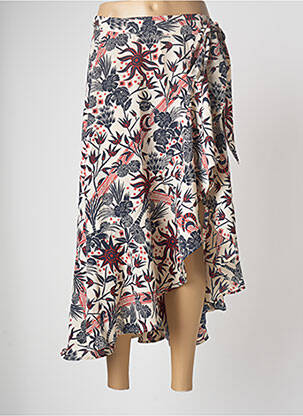 Jupe mi-longue beige SCOTCH & SODA femme