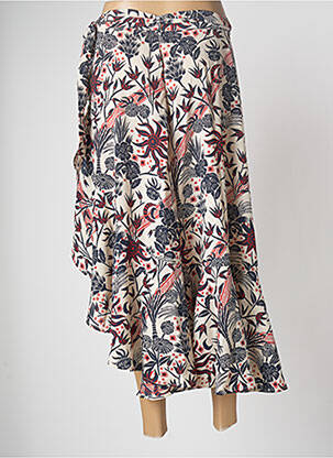Jupe mi-longue beige SCOTCH & SODA femme