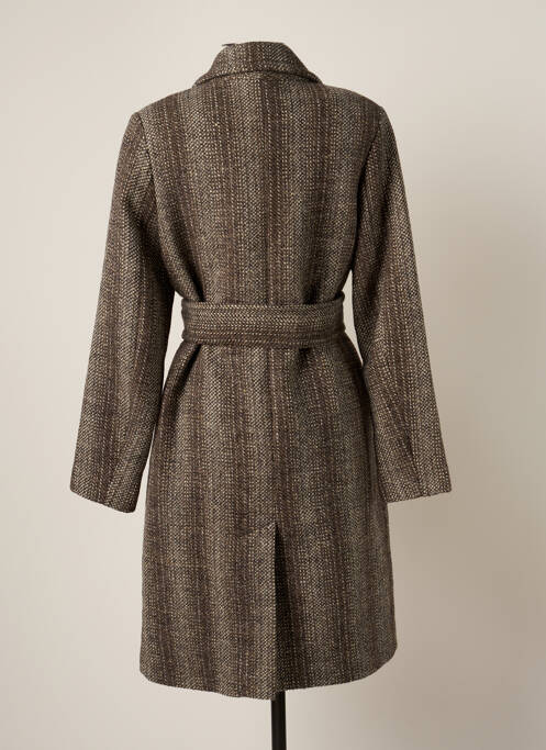 Manteau long gris SESSUN pour femme