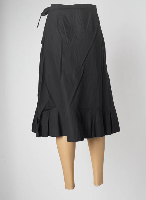 Jupe mi-longue noir SAMSOE & SAMSOE pour femme