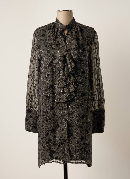 Robe courte noir MARGAUX LONNBERG pour femme