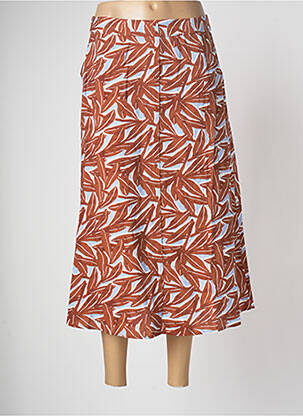 Jupe mi-longue rouge OBJECT femme