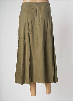 Jupe mi-longue vert OBJECT femme