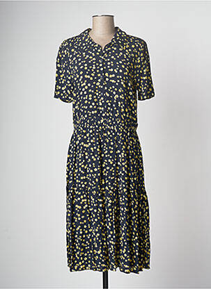 Robe courte bleu MSCH COPENHAGEN femme