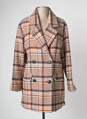Manteau long marron SACK'S femme