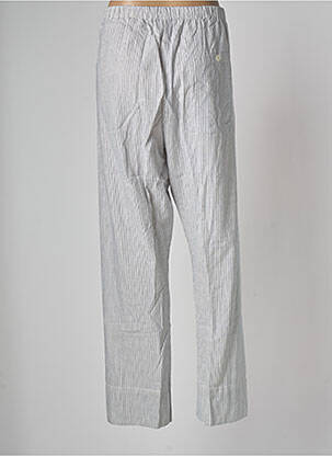 Pantalon droit bleu LAURENCE BRAS femme