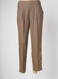 Pantalon droit beige BELLEROSE femme