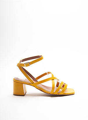 Sandales/Nu pieds jaune SARENZA pour femme