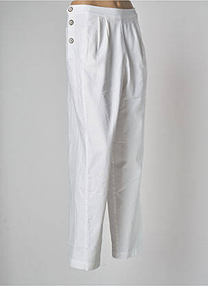 Pantalon droit blanc SESSUN pour femme