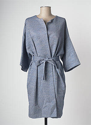 Manteau long bleu NATHALIE VLEESCHOUWER pour femme